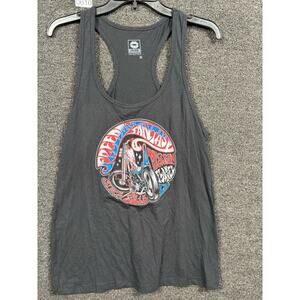VIxxon Tank Top Womens 2X Back Biker Motorcycle Logo Casual Stretch Knit